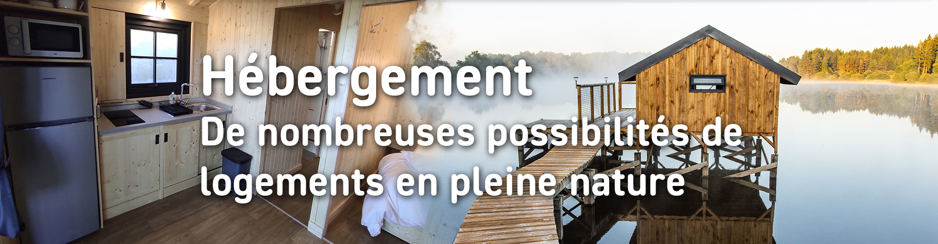 Slider Hébergement de pêche en Auvergne
