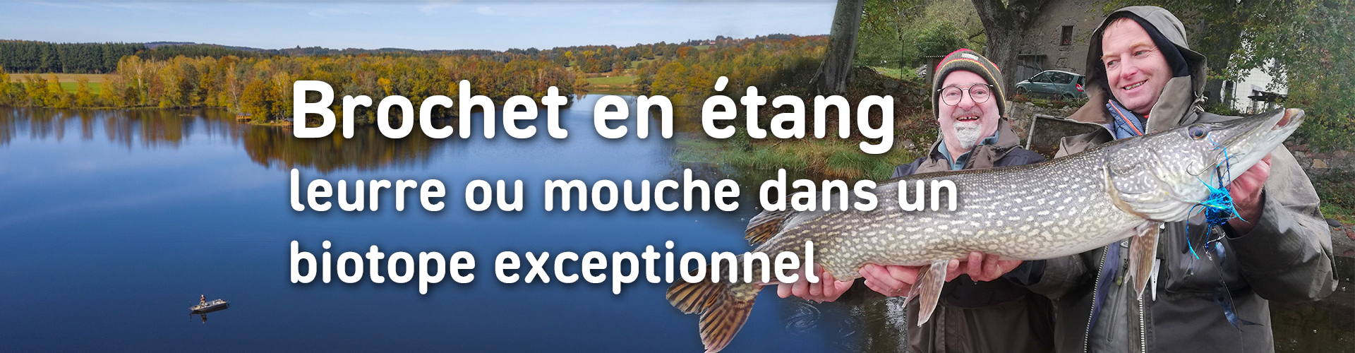 Slider Pêche du brochet en Auvergne